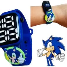 Relógio Infantil Digital Sonic A Prova D’água Menino