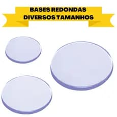BASE ACRILÍCA REDONDA 4x4 5x5 7x7