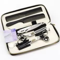 Conjunto De Tesouras De Barbeiro Estilo Clássico JAGUAR Com Navalha Grátis