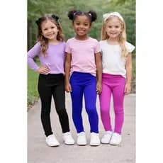 Calça Menina Canelada Infantil - Escola 4 ao 14