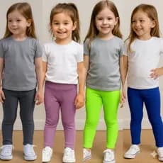 KIT 03 CALÇAS INFANTIL FEMININA CALÇA INFANTIL MENINAS CALÇA INFANTIL ESCOLA BRINCADEIRAS PASSEIO