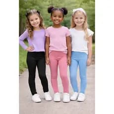 KIT 03 CALÇAS INFANTIL FEMININA CALÇA INFANTIL MENINAS ESCOLA, PASSEIO