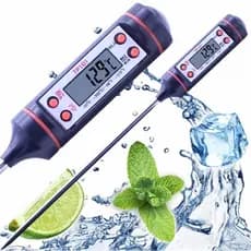 Termômetro Culinário Cozinha Digital Espeto Tp101 para medir temperatura de alimento chocolate leite água óleo