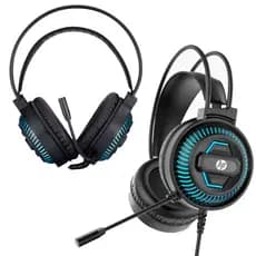 Fone de ouvido Headset Gamer HP Conexão USB - DHE-8001U Preto Lacrado com Nf-e