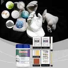 Kit De Fundição De Mãos 3D Casais De Moldes De Bebê Lembranças Kids Impressão De Pés Gesso