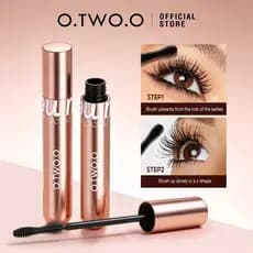 O.TWO.O 4D Black Mascara Curling Cílios Impermeáveis Grossos Sem Aglomeração Longa Duração Alongamento Volume Oversize 4