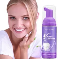 Espuma Líquida Roxa De Pasta De Dente Tipo push Em Forma De V Para Hálito Fresco E Remoção De Manchas