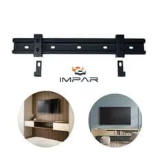 Suporte Tv Fixo Parede E Painel Madeira Led Lcd- 20 A 55 Pol