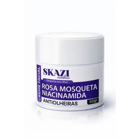 Creme Facial Antiolheiras SKAZI 50g | Área dos Olhos | Hidratação e Aparência Descansada