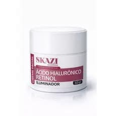 Creme Facial Iluminador SKAZI 50g | Hidratação + Glow Natural | Uso Diário