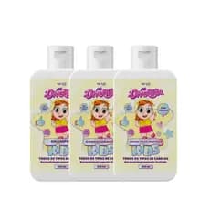 Shampoo + Condicionador + Creme para Pentear SKAZI - MC DIVERTIDA | Todos os Tipos de Cabelo 250ML