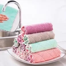 Kit5 Pano Absorvente Anti olhos Para Cozinha/Toalha De Limpeza