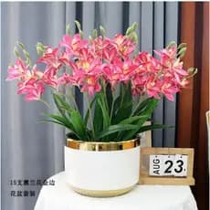 Flores Artificial Orquídea Pequeno Para Decoração Enfeite