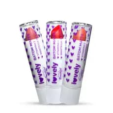 Batom Matte em Bala Lovely com Vitamina E Longa duração by Face Beautiful