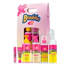 Combo Skincare e Banho Beautyloo Presente Feminino com Body Splash e Gloss Variadas