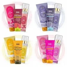 Kit Skincare e Autocuidado JuPXT Face Beautiful - Hidratante + Body Splash + Esfoliante Facial