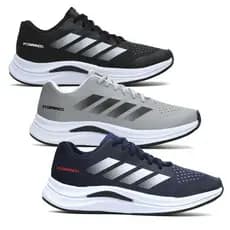 Kit 3 Pares Tênis Masculino Leve Confortável Cross Fit Lazer Corrida Caminhada