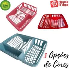 Escorredor Secador De Pratos e Louças De Plástico