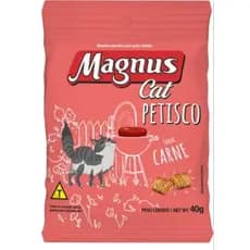 Petisco Magnus Cat Sabor Carne 40g - kit 10 Unidades