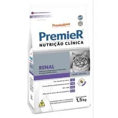 Premier Renal  Nutrição Clínica para Gatos Adultos 1,5kg