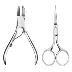 Kit Tesourinha + Cortador de Unha Manicure Pedicure
