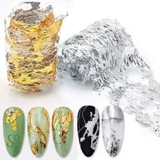 Foil Malha 3D Alumínio Decorativo para Unhas Nail Art