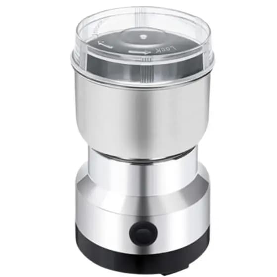 Moedor De Cafe Eletrico, Moinho De Graos De Aco Inoxidavel 110V Ervas e Temperos