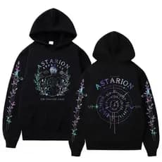 Moletom Canguru Simples Personagem Astarion  Blusa Confortável De Algodão Baldur's Gate
