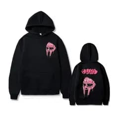 Moletom Canguru Unissex  MF Doom Streetwear Blusa Com Capuz Confortável Street Style