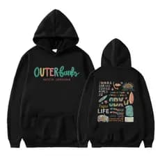 Moletom Canguru De Algodão Série Outer Banks Unissex  Hoodie Simples Confortável