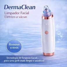 DermaClean Limpador Facial Elétrico a Vácuo Removedor de Cravos Recarregável USB