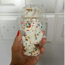 100 un Copos 300/330 ml PP com Tampa Bolha Sem Furo PET Reforçada Premium