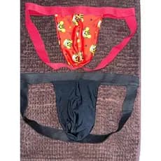 Cueca  Jockstrap masculina de algodão