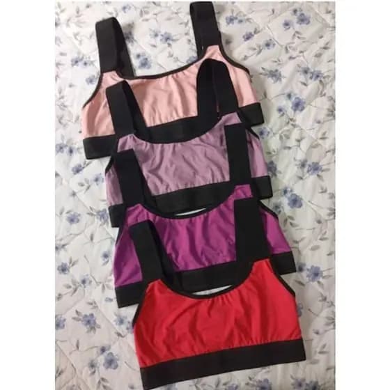 Top Fitness em micro fibra sem bojo