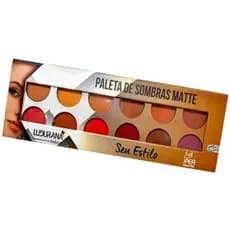 Paleta Sombra Efeito Matte Ludurana Seu Stilo12 cores Super Pigmentada Para Dia-a-Dia