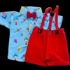 Roupa do PALHAÇO PLIM PLIM infantil conjunto heróis do coração bebê menino festa acompanha