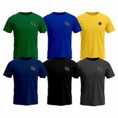 KIT 3 Camisa Personalizada DTF Poliamida Power Unissex Anti Odor Academia Casual Treino