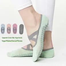 Meias profissionais de ioga, meias de Pilates femininas, meias esportivas antiderrapantes para dança - ** e **-