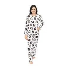 Pijama Feminino Personalizado - Customize Pijamas com Suas Fotos - Pijamas para Toda a Família - Branco
