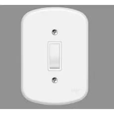Interruptor fame blanc 1 tecla simples.