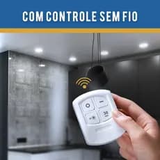 Kit Spot Led C/controle Remoto