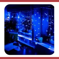 Cascata 100 Led's Fixo ou 8 Funções 220v / 110v 3 Metros Fio Branco