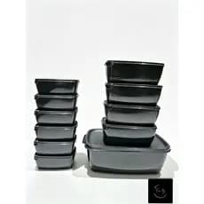 Kit com 11 potes, Potes P,M,G, conjunto potes com 3 tamanhos, 3.500ml, 1.000ml, 400 ml