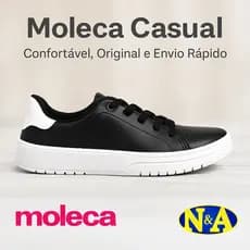Tênis Moleca Casual Preto Liso  5791.100 Feminino Original