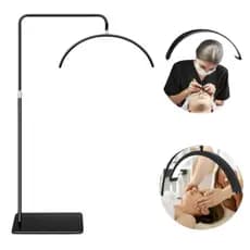 Luminária Arco Meia Lua com Base de Chão Uso para Estética e Decoração