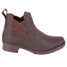 Botina Feminina Couro Bota Para Amazonas Cavalgada Country