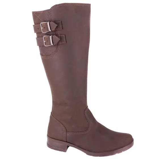 Bota Cano Longo Feminina Couro Legítimo Bota Inverno