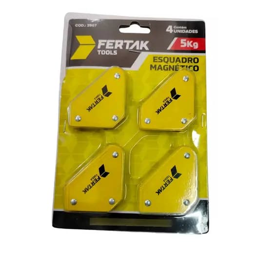 04 Esquadro Magnético Para Solda 5kg Soldador Serralheiro