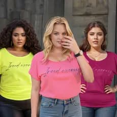 Blusinha Plus Size Feminina Dry Furadinho Camiseta Academia Casual Trabalho