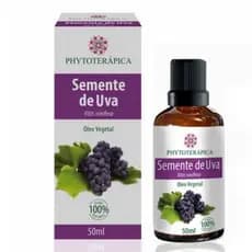 Oleo Vegetal Semente De Uva- 50ml - Puro - Phytoterapica
